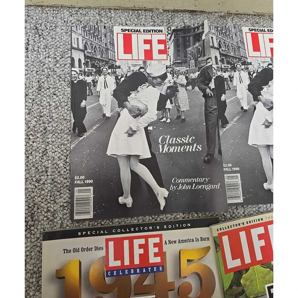 Lot‎ of 5 Vintage 1990s Random LIFE Best Photographs, Classic Moments Magazines